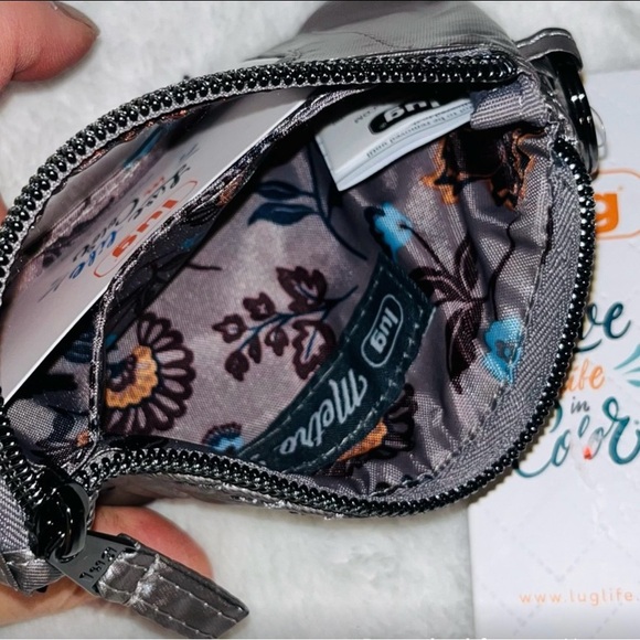 LUG Metro XL Quilted ID Pouch Key Ring NWT! - Picture 4 of 6